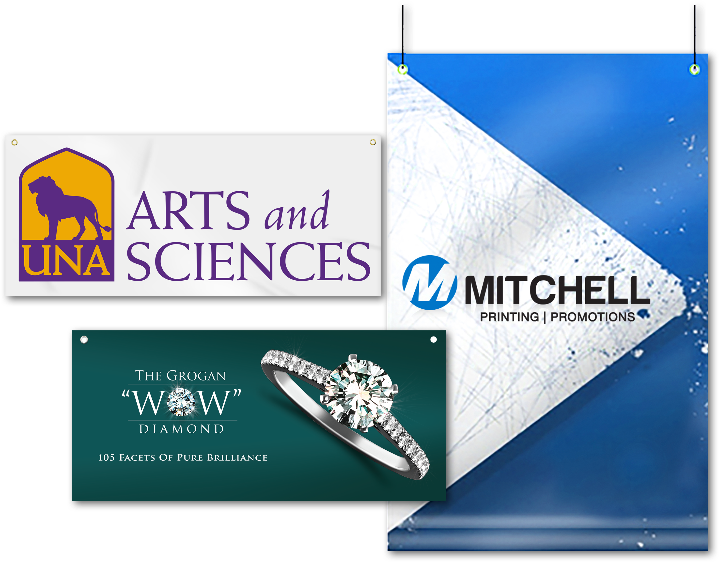 Custom Banner Image - University Of North Alabama (2987x2442), Png Download