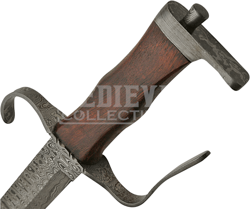Damascus Pirate Sword - Antique Tool (850x850), Png Download