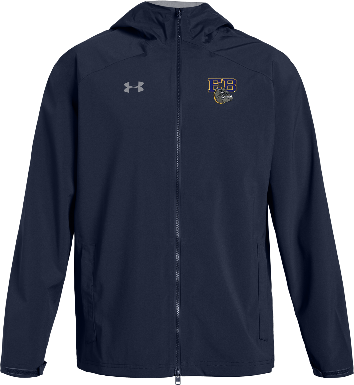 Design Your T-shirts, Sweatshirts, And Polos Online - Under Armour Team Storm Rain Jacket (1250x1250), Png Download