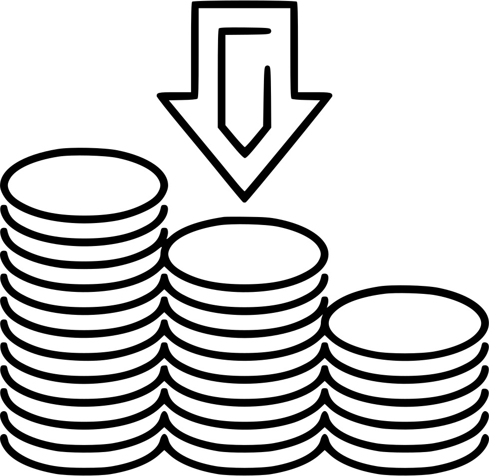 Png File - Coin Stacks Drawing Png (980x954), Png Download