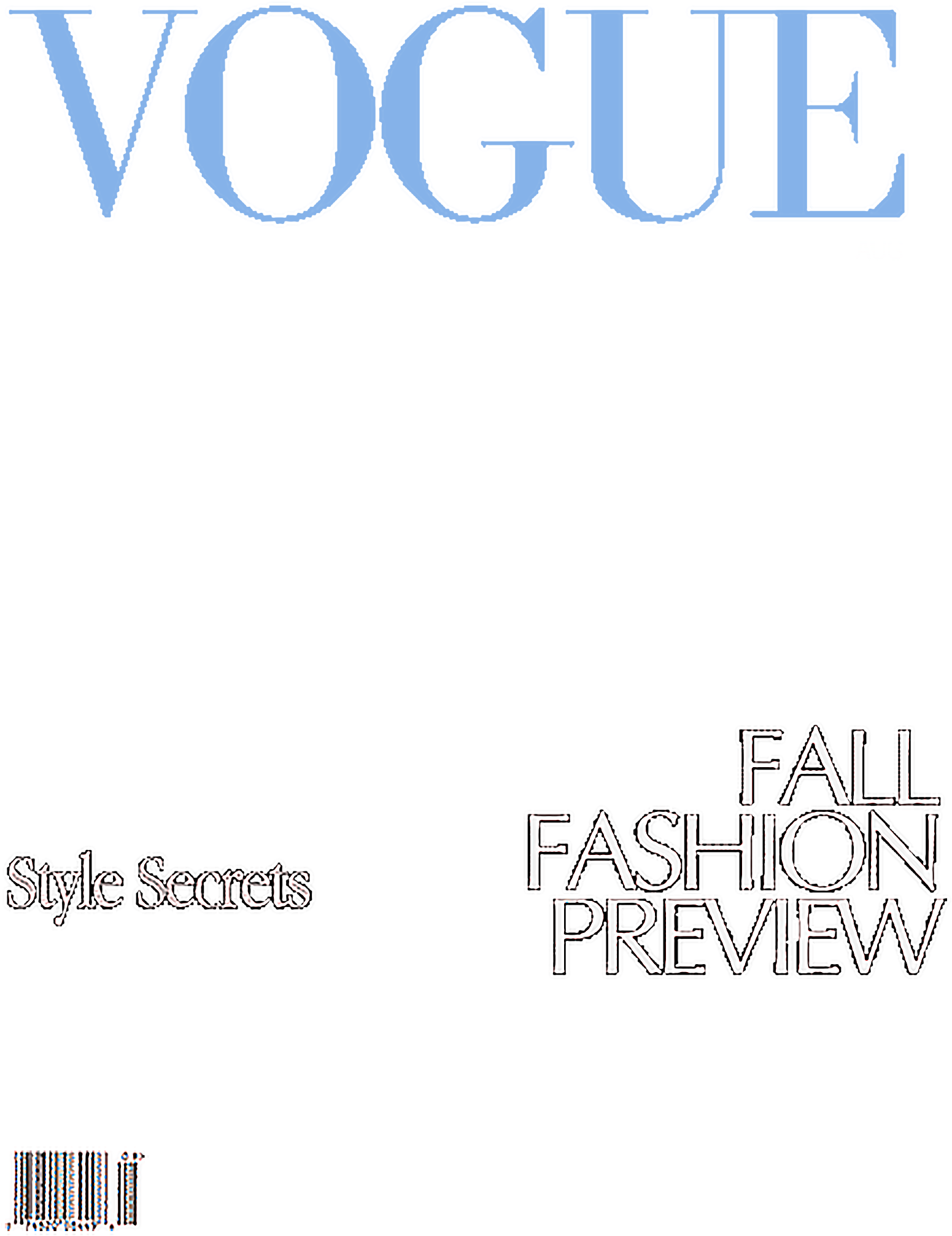 Transparent Vogue Cover Template