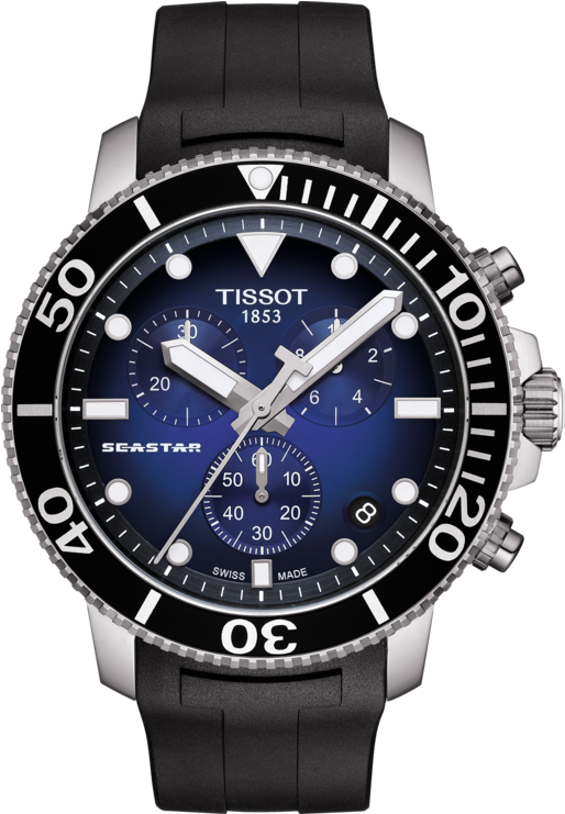 Tissot Seastar 1000 Powermatic 80 (555x840), Png Download