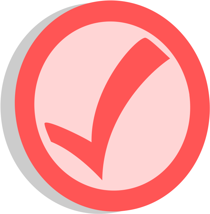 Symbol Confirmed Red - Agree Symbol (747x768), Png Download