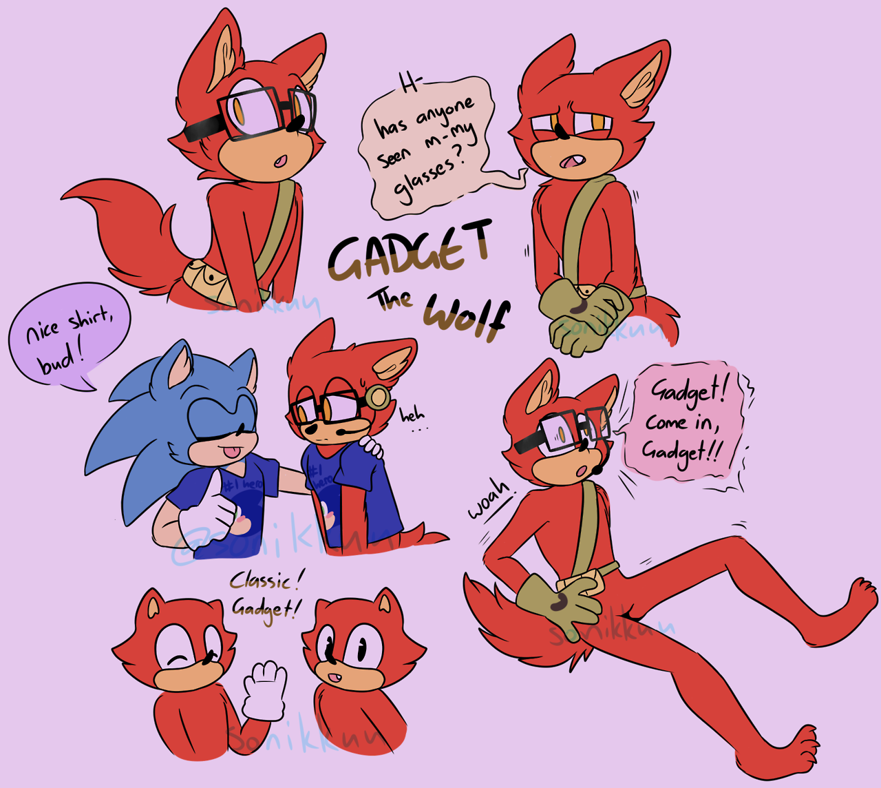 Sonic Gadget The Wolf (1280x1144), Png Download