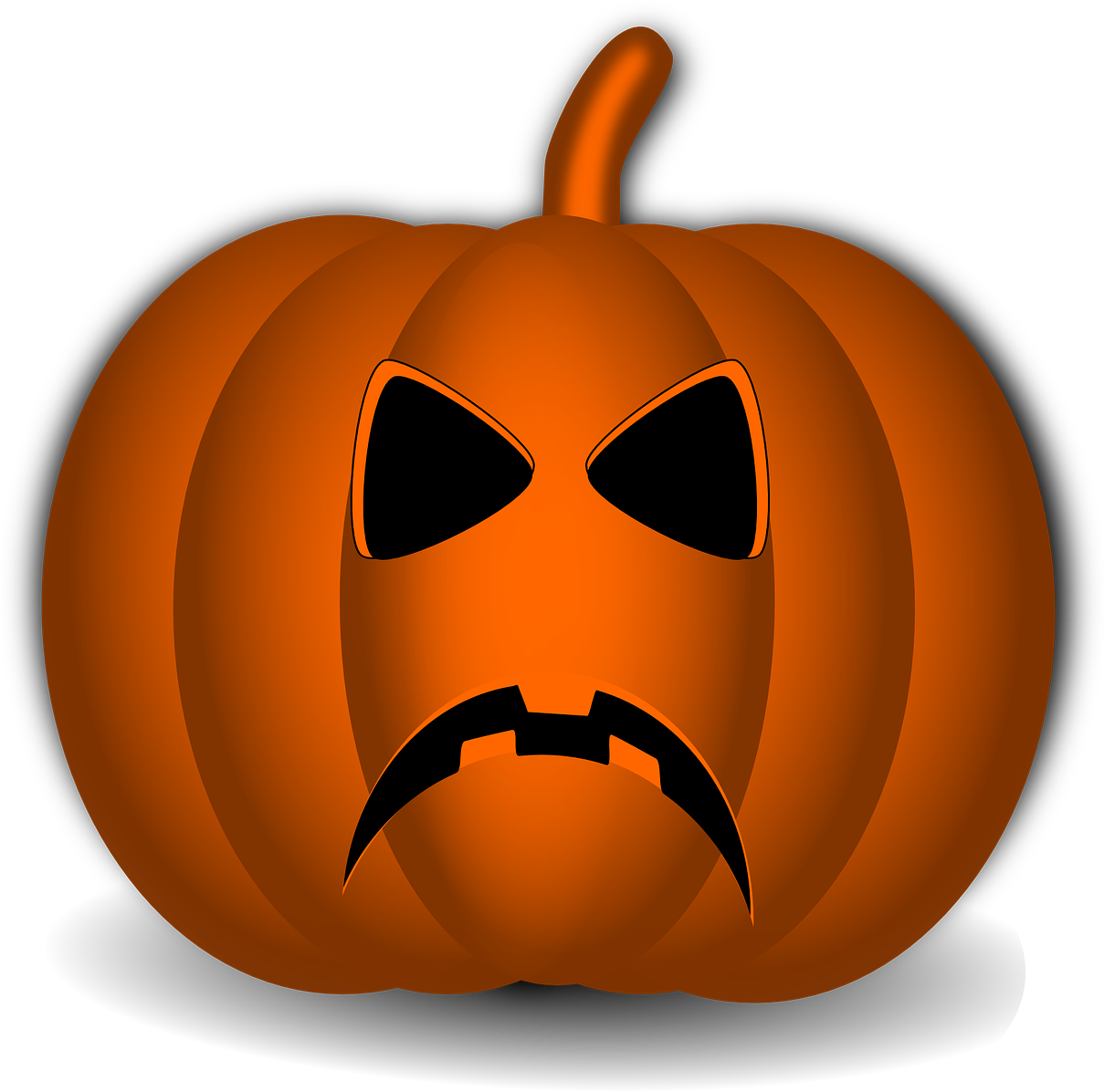 Pumpkin Halloween Face - Happy Pumpkin Clip Art (1208x1280), Png Download