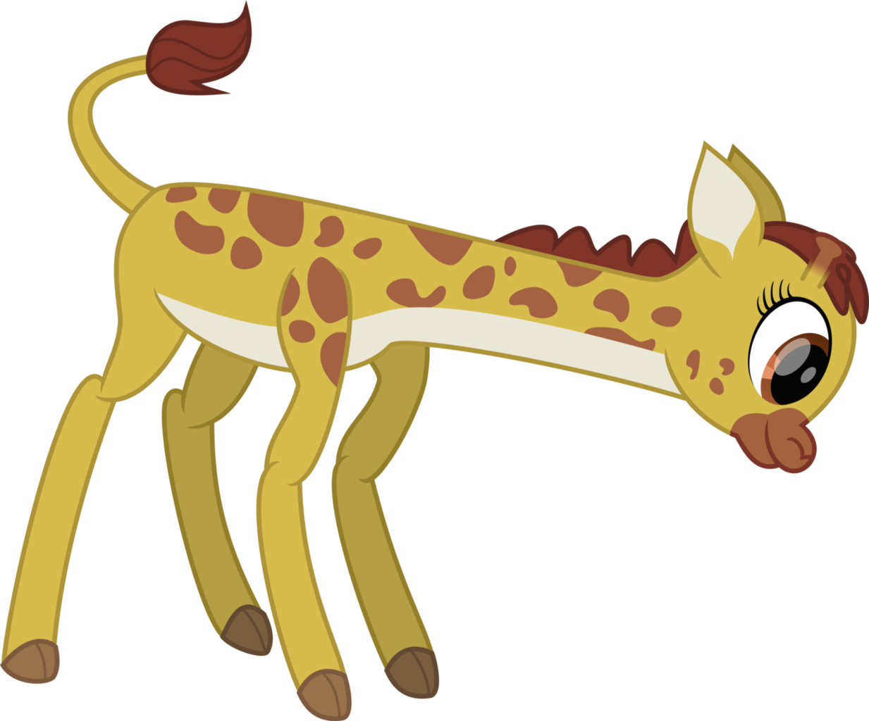 1233 X 1024 7 - Giraffe Transparent Background Cartoon (1233x1024), Png Download