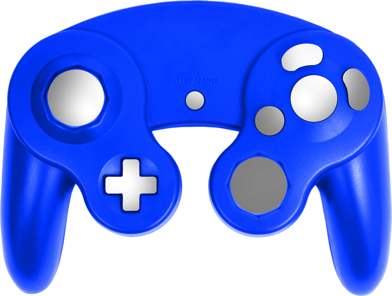 Dark Blue Gamecube Shell - Nintendo Gamecube Controller Purples 2018 (3536x1417), Png Download