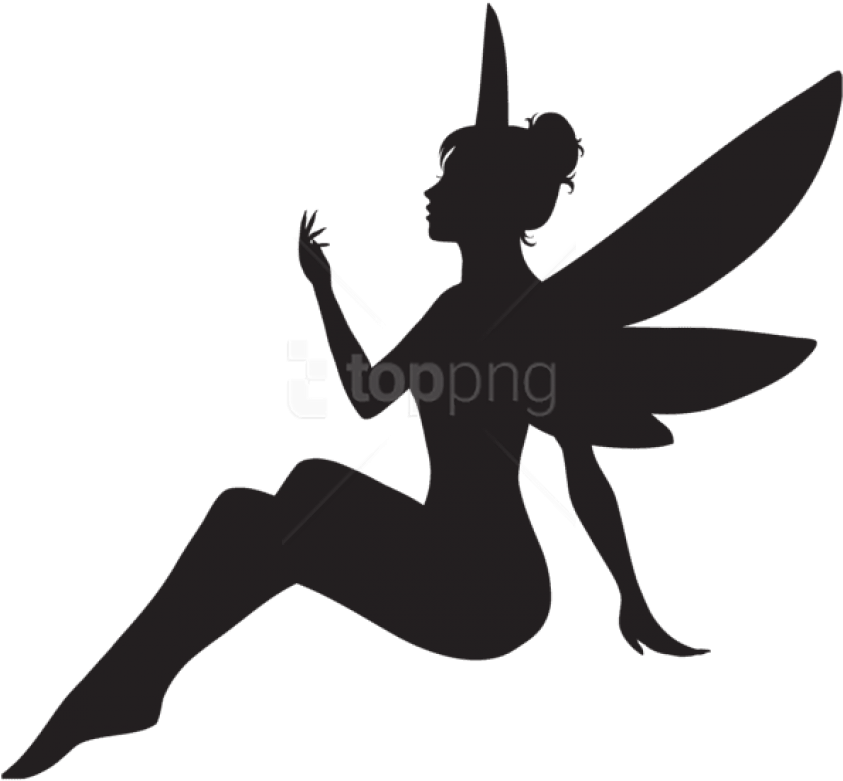 Free Png Fairy Silhouette Png - Fairy Silhouette Fairy Png (850x784), Png Download