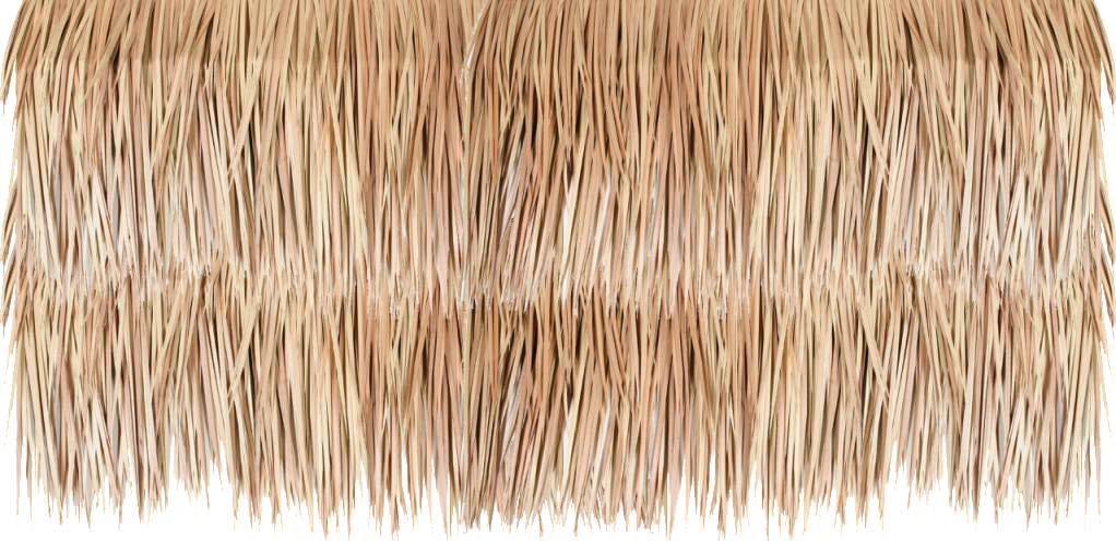 Photo 0716052836078 18 Fauxthatch 2 1 1 - Straw (1022x496), Png Download