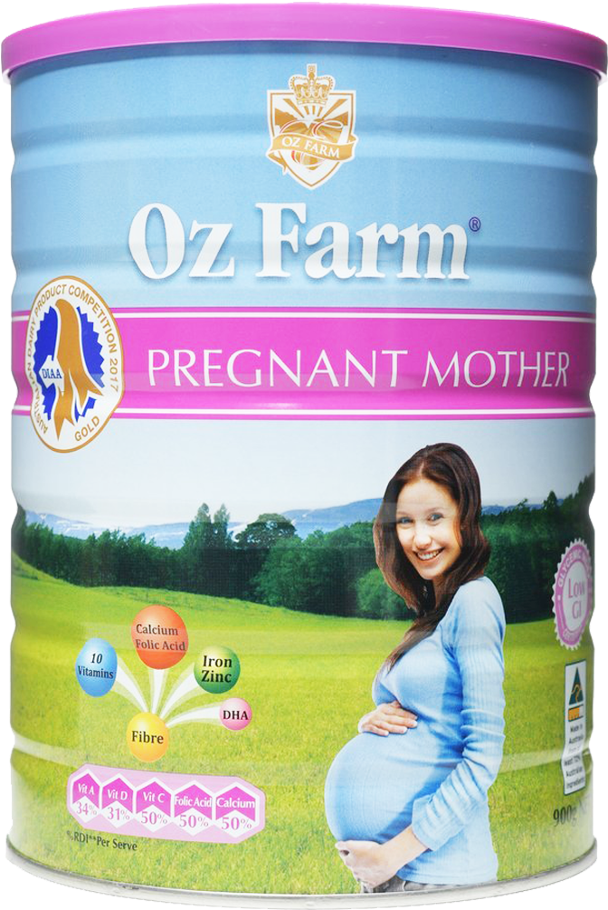 Ozfarm 孕妇 奶粉 (768x1024), Png Download