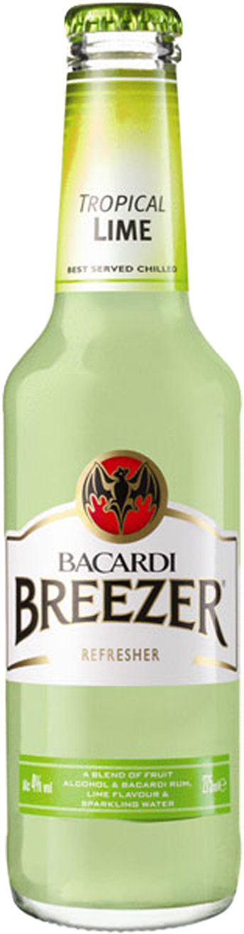 Bacardi Breezer Lime / Bottle[germany] - Bacardi Breezer Gradi (1143x1600), Png Download