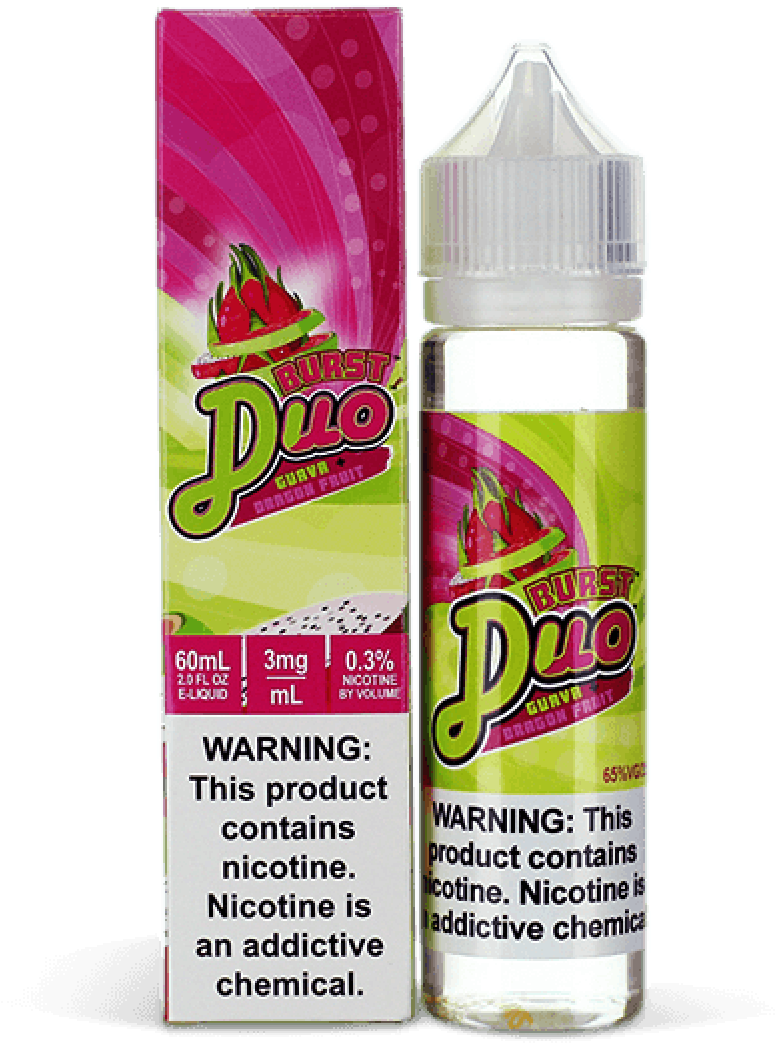 Burst Duo Guava Dragon Fruit 60ml (1500x1500), Png Download