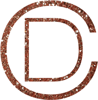 Dc Logo Rose Gold Sparkle - Circle (1000x773), Png Download