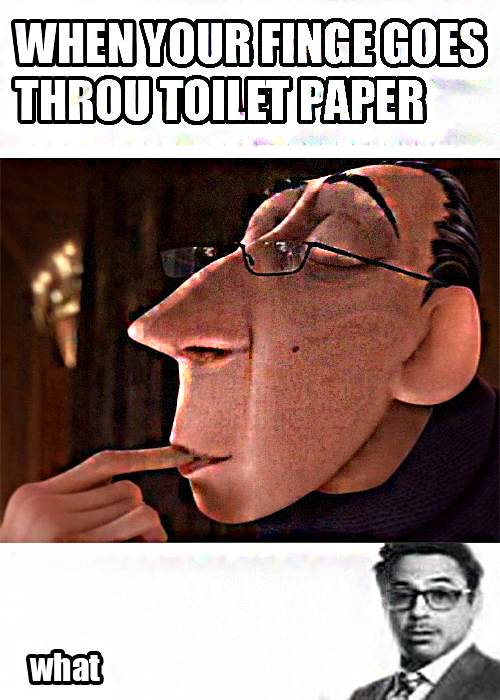 Whenvourei̇ngegoes Throutoilet Paper What - Robert Downey Jr Okbuddyretard (500x700), Png Download