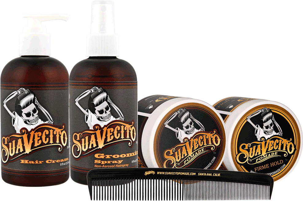 Suavecito Men's Hair Styling Kit - Suavecito Product Png (1000x800), Png Download