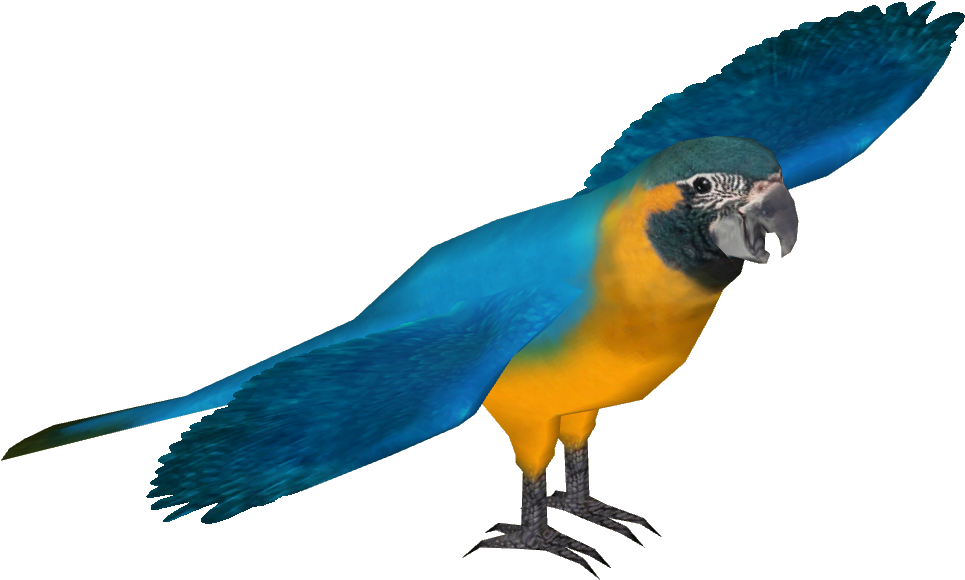 Blue Throated Macaw - Blue Throated Macaw Transparent (964x964), Png Download
