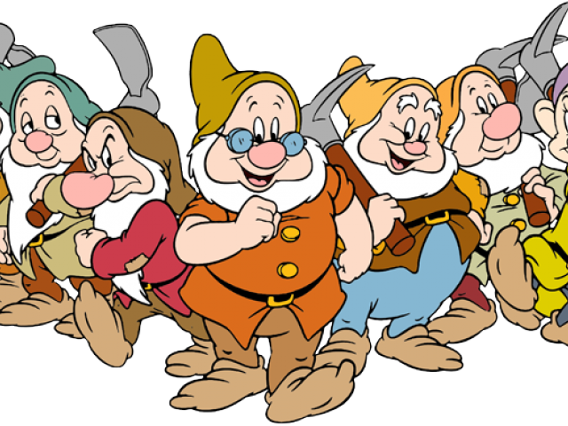 Snow White And The Seven Dwarfs Clipart Bow - Snow White And The Seven Dwarfs Png (640x480), Png Download