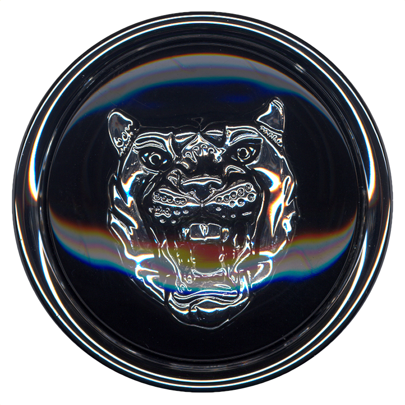 Jaguar Wheel Badge, Silver Growler/black Background - Emblem (800x800), Png Download