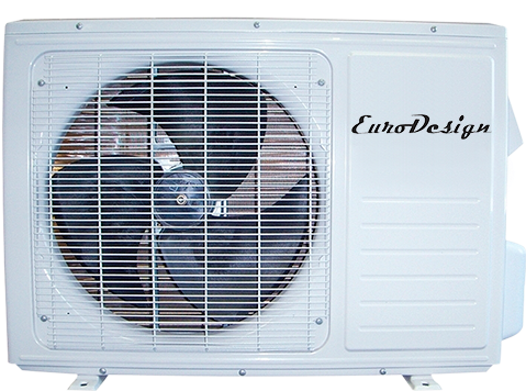 Eurodesign 12000 Btu Wall-mounted Heat Pumps - Air Conditioning (519x804), Png Download