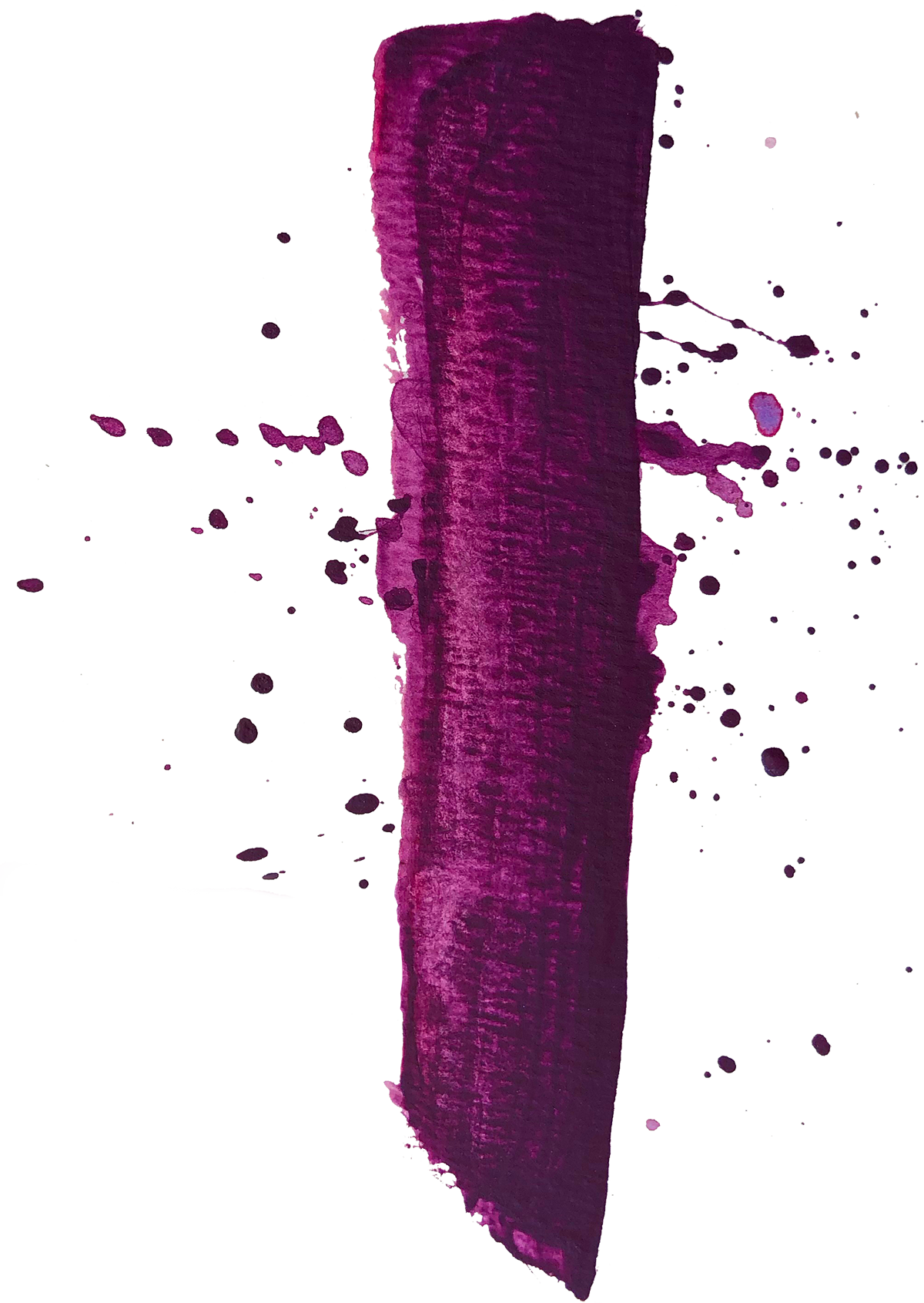 Magenta Ink Splatter - Illustration (1200x1691), Png Download