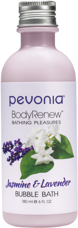 Jasmine & Lavender Bubble Bath - Bottle (600x800), Png Download