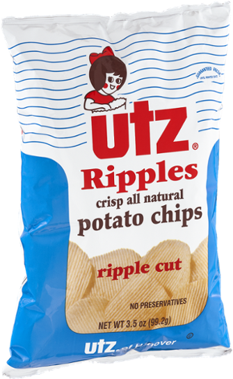 Utz Ripple Potato Chips (600x600), Png Download
