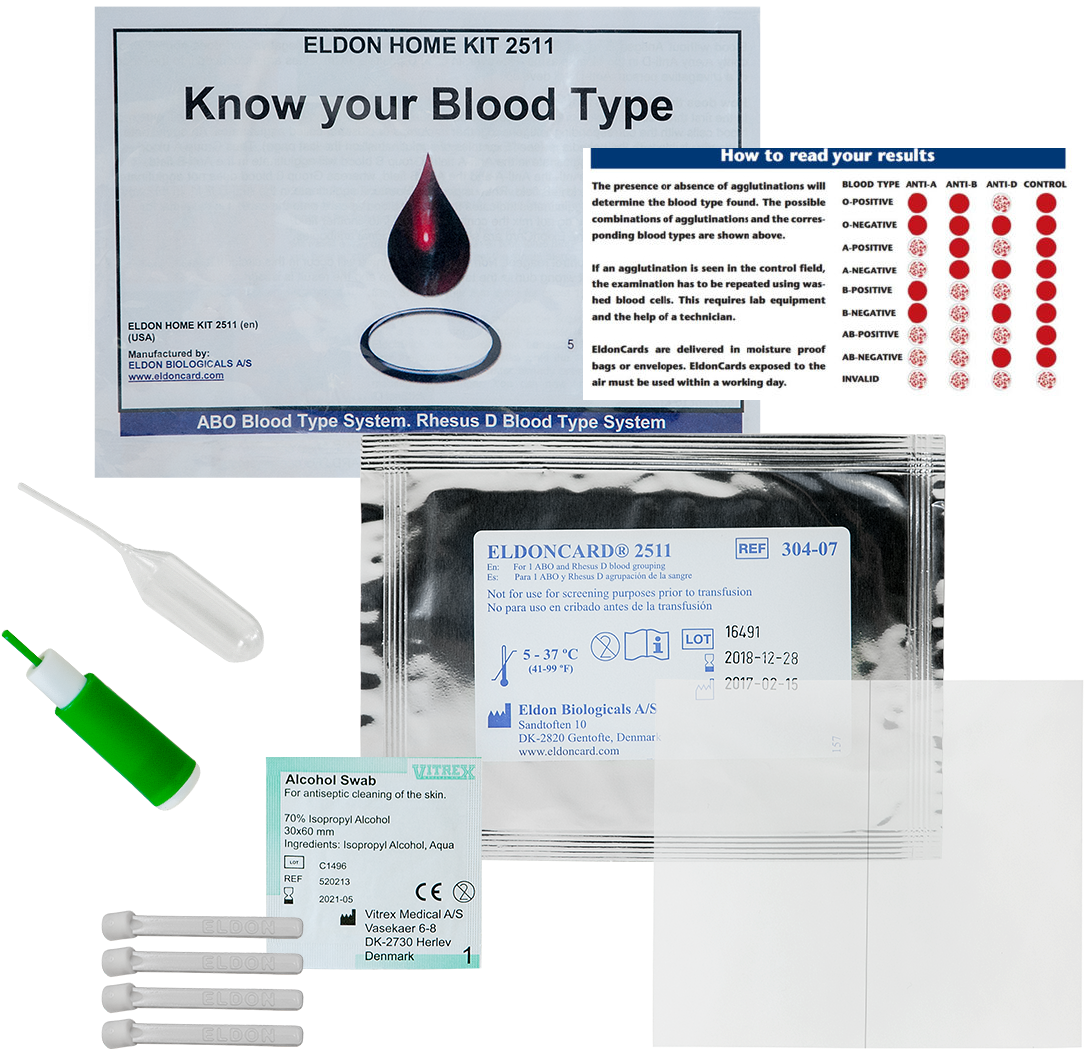The Eldoncard® Blood Typing Kit - Utility Software (1200x1200), Png Download