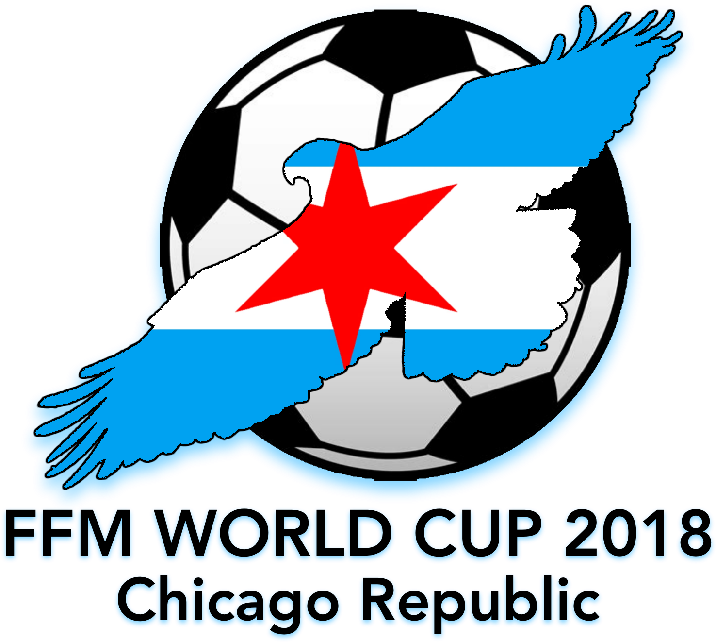 Chicago Republic - Sello De Pelota De Futbol (2000x1500), Png Download