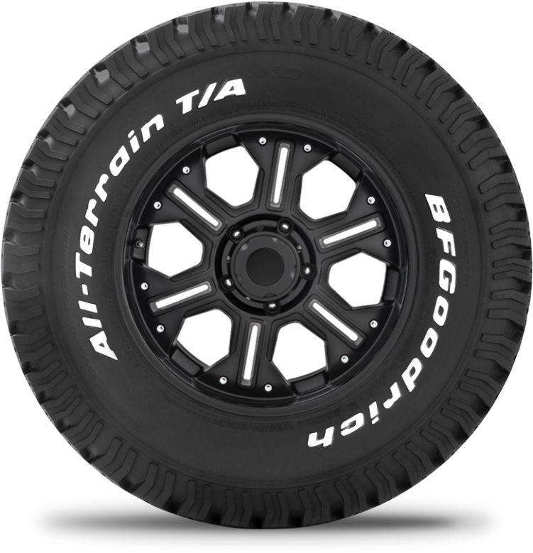 Bf Goodrich All Terrain T/a Ko 265/70 R17 121s (800x784), Png Download