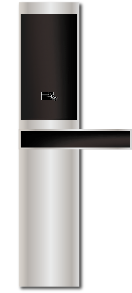 Electronic Lock - Refrigerator (463x1023), Png Download