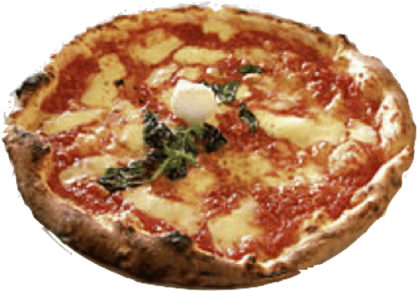 Free Png Download Margherita Pizza Png Images Background - Margherita Pizza No Background (850x593), Png Download