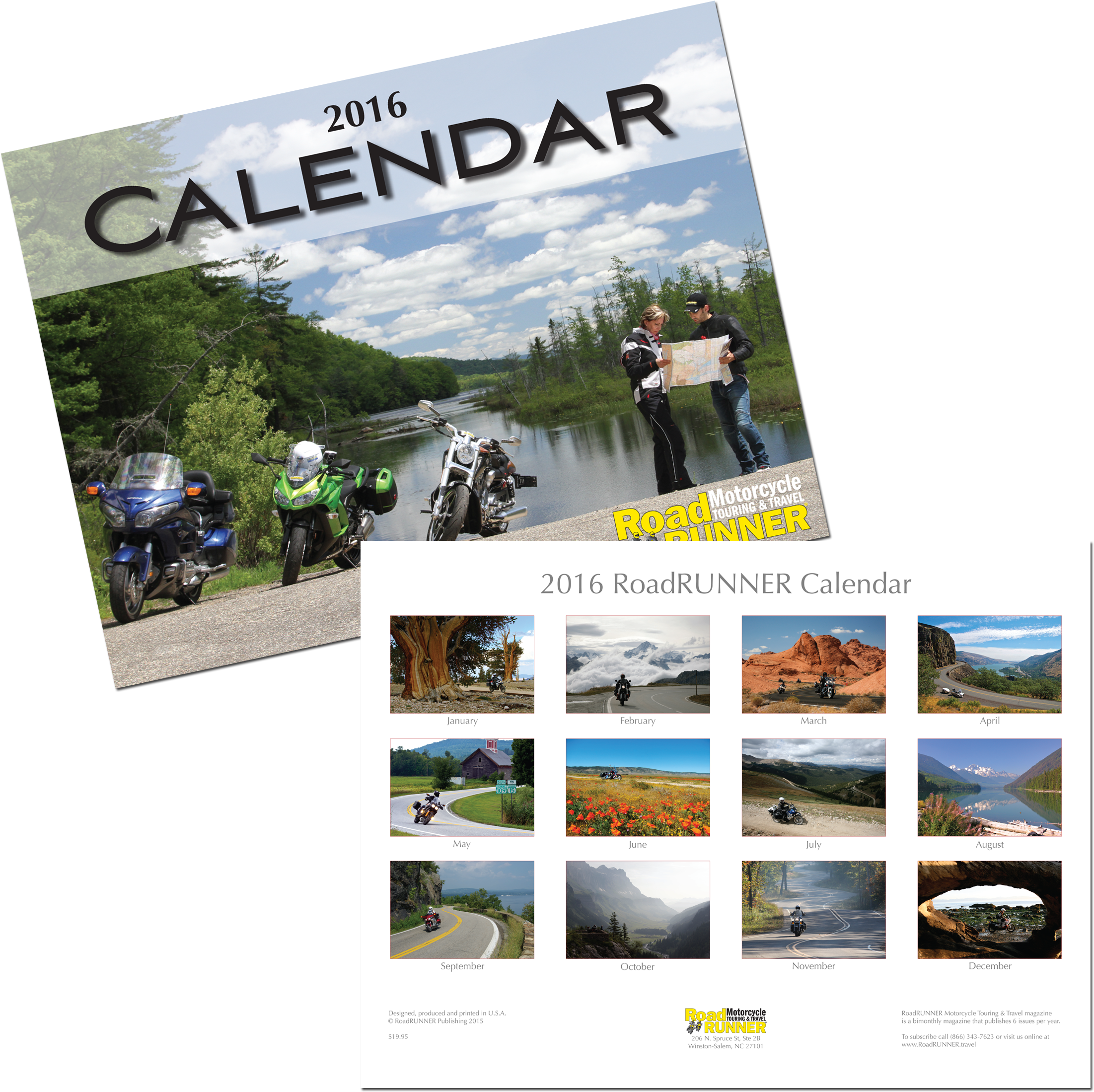 2016 Calendar Front Back - Flyer (2228x2224), Png Download