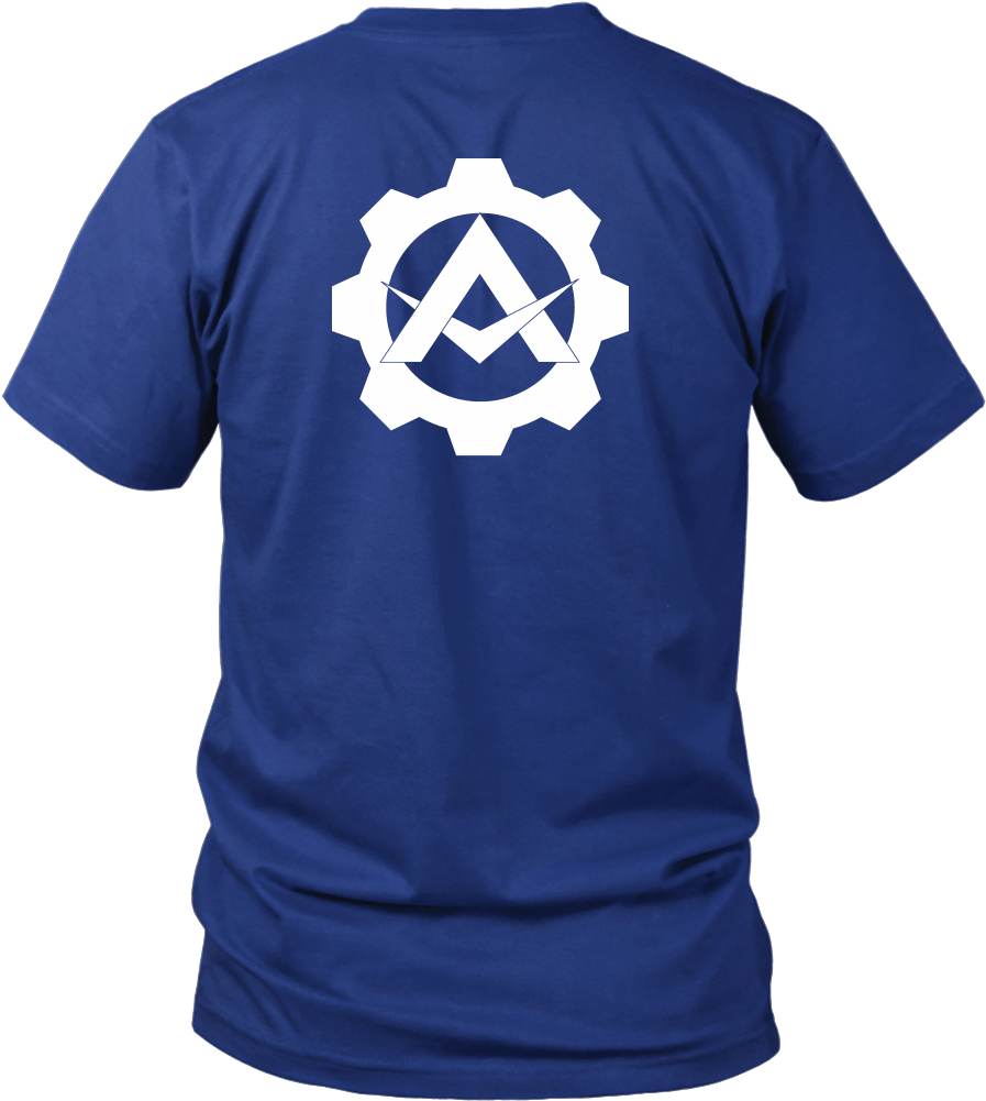 S 6174 20blue Back V=1450816501 - Shirt (1000x1000), Png Download