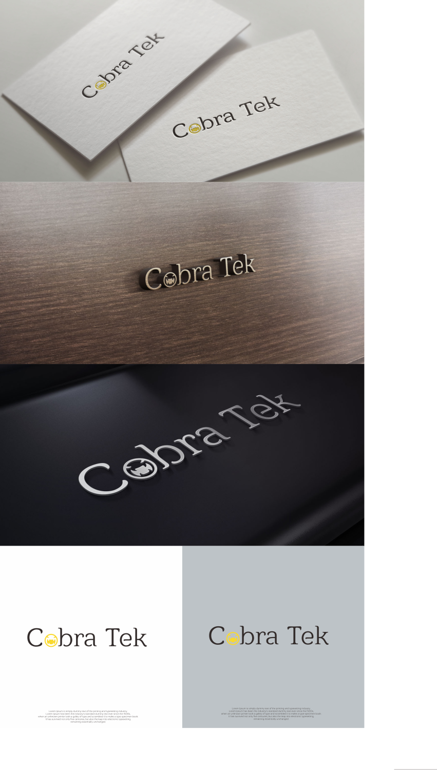 Bold, Masculine, It Company Logo Design For Cobra Tek - Calligraphy (851x1500), Png Download