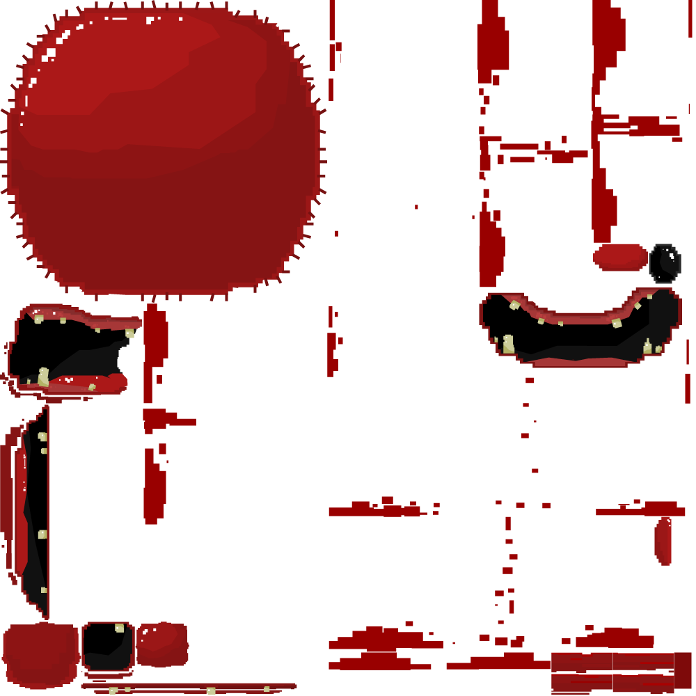 Now I Think I Know Were The Burnt Meat Boy Sprite Comes - Super Meat Boy Sprites (1000x1000), Png Download