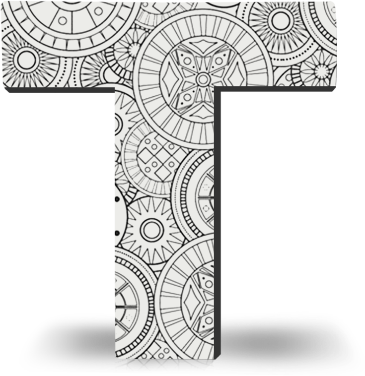 1024 X 1024 7 - Block Letters I Color Joy (1024x1024), Png Download