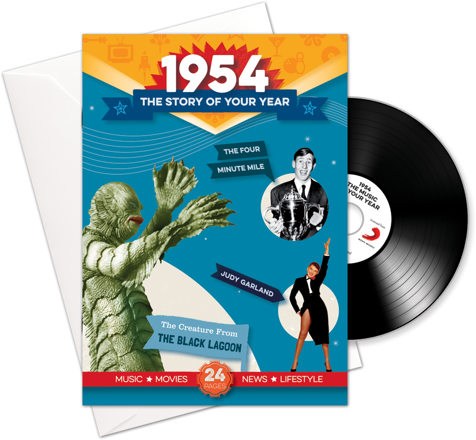 65th Anniversary Or Birthday Gifts ~ Booklet , Cd & - 1969 Birthday Card (1000x1000), Png Download