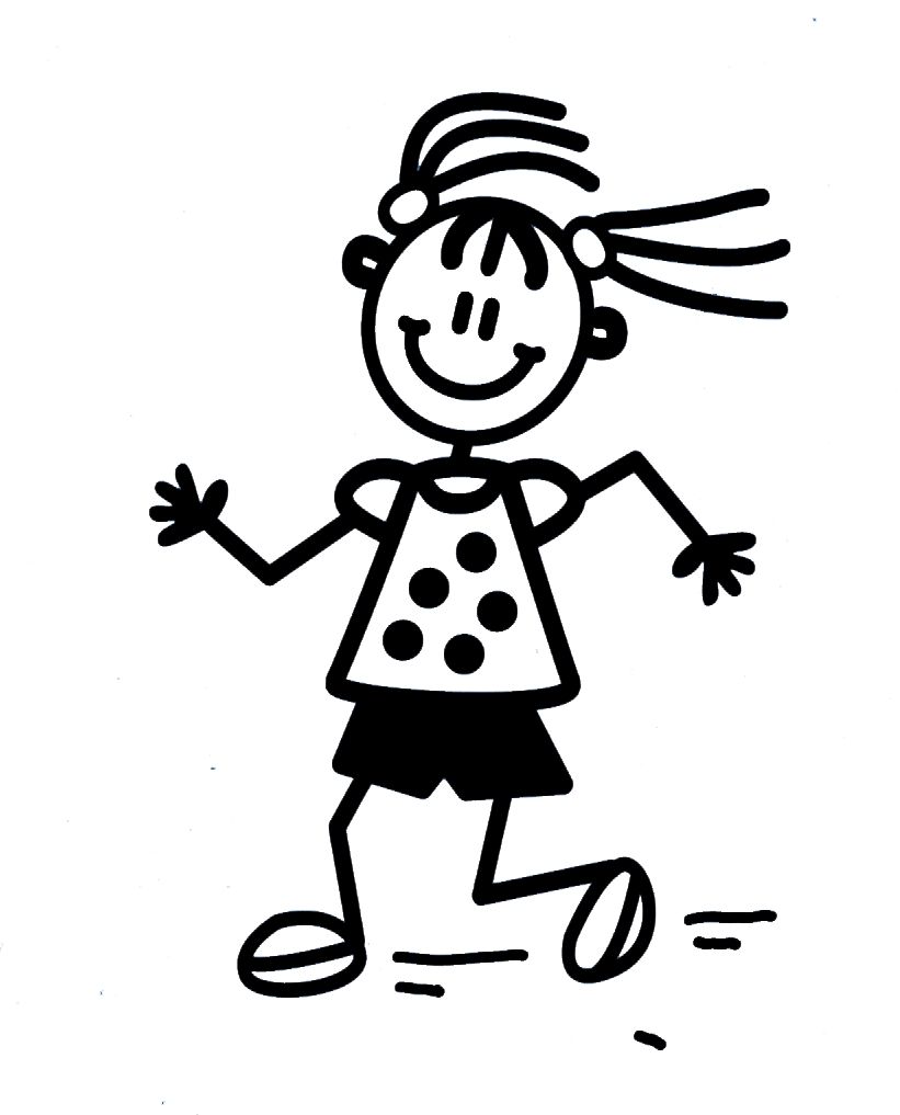 Young Girl Running - Muñeca Saltando De Felicidad (821x1017), Png Download