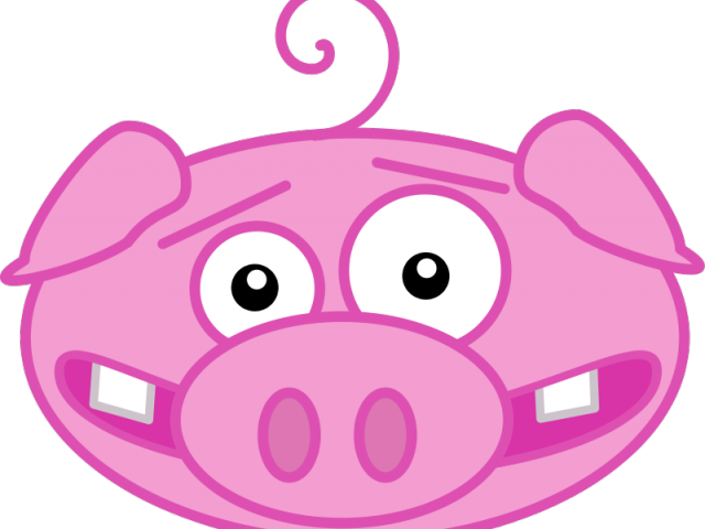 Cute Pig Clipart - Pig Clipart (640x480), Png Download