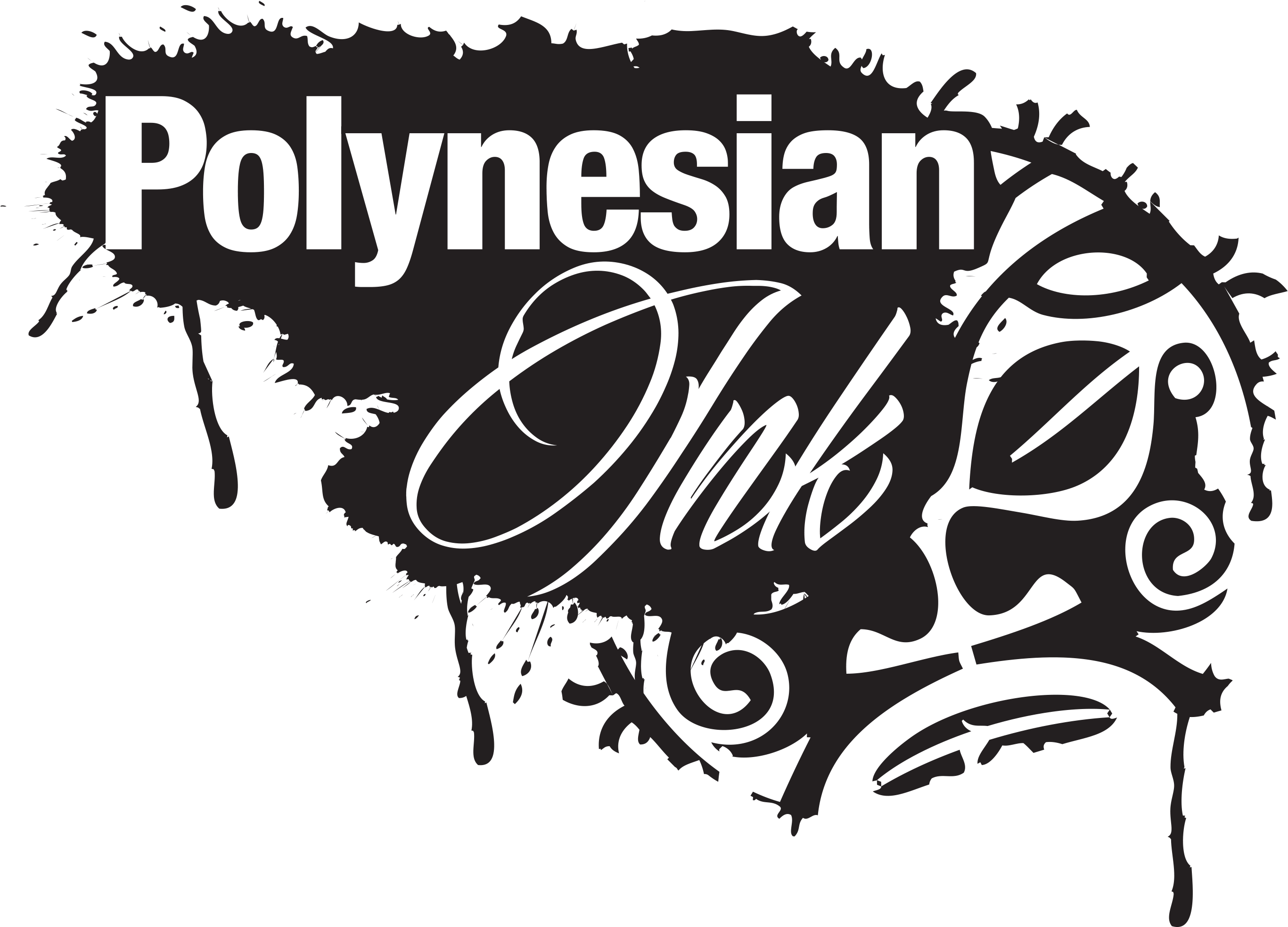 Polynesian Ink - Calligraphy (3751x2556), Png Download