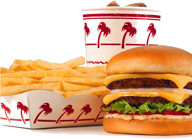 Burger Png Transparent Images - N Out Burger (640x480), Png Download