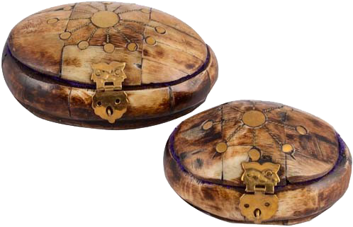 Oval Shape Bone Box (500x750), Png Download