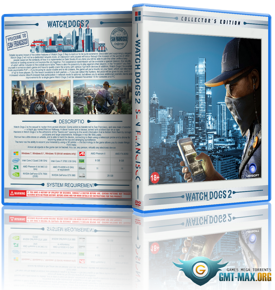 Watch Dogs 2 Digital Deluxe Edition V - Online Advertising (548x579), Png Download