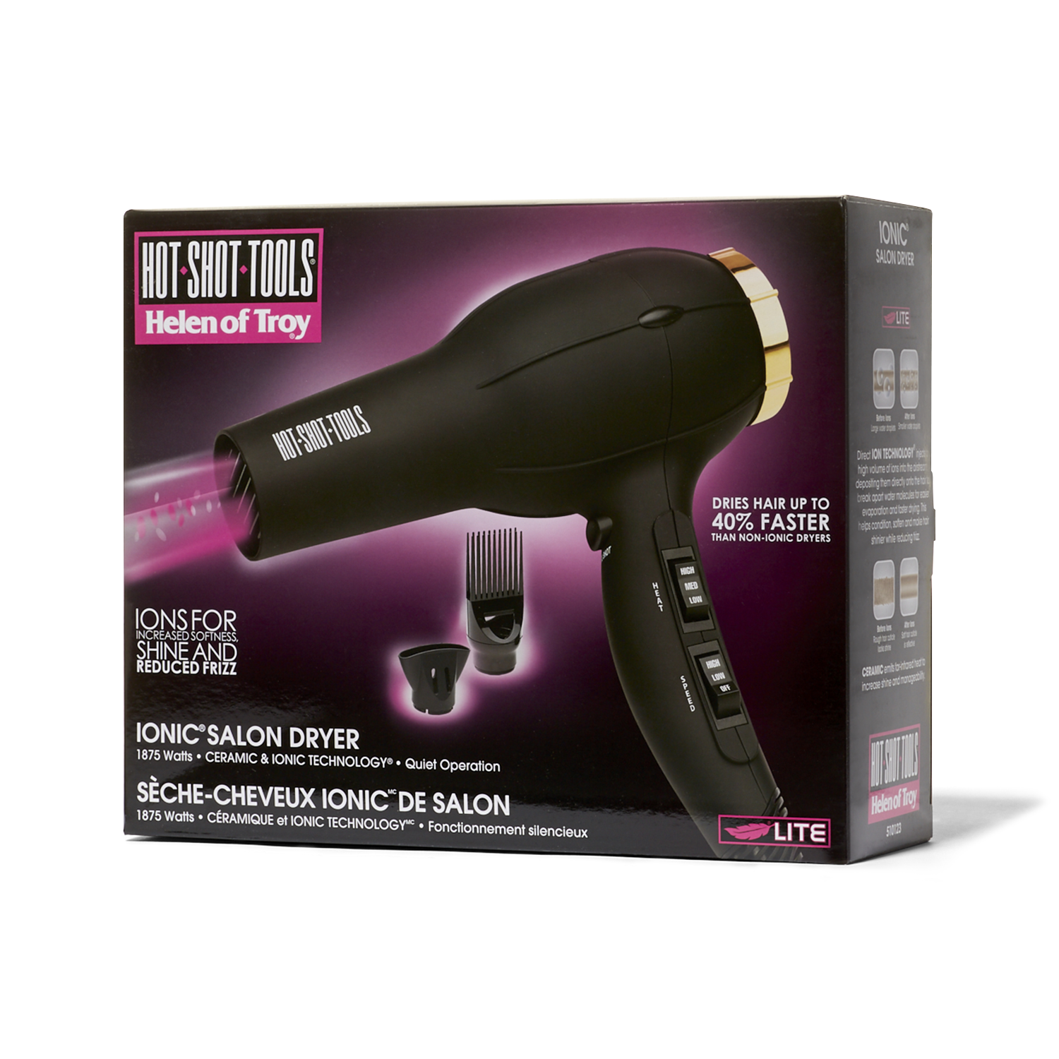 Delaware Travel Hair Dryer Images Hot Shot Tools Ceramic - Hair Dryer (1500x1500), Png Download