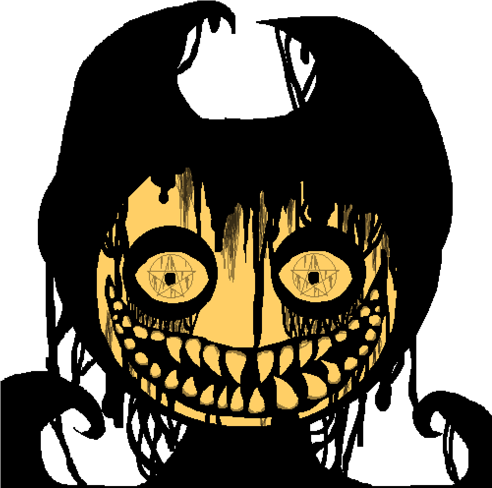 Satanic Bendy - - Illustration (1000x1000), Png Download
