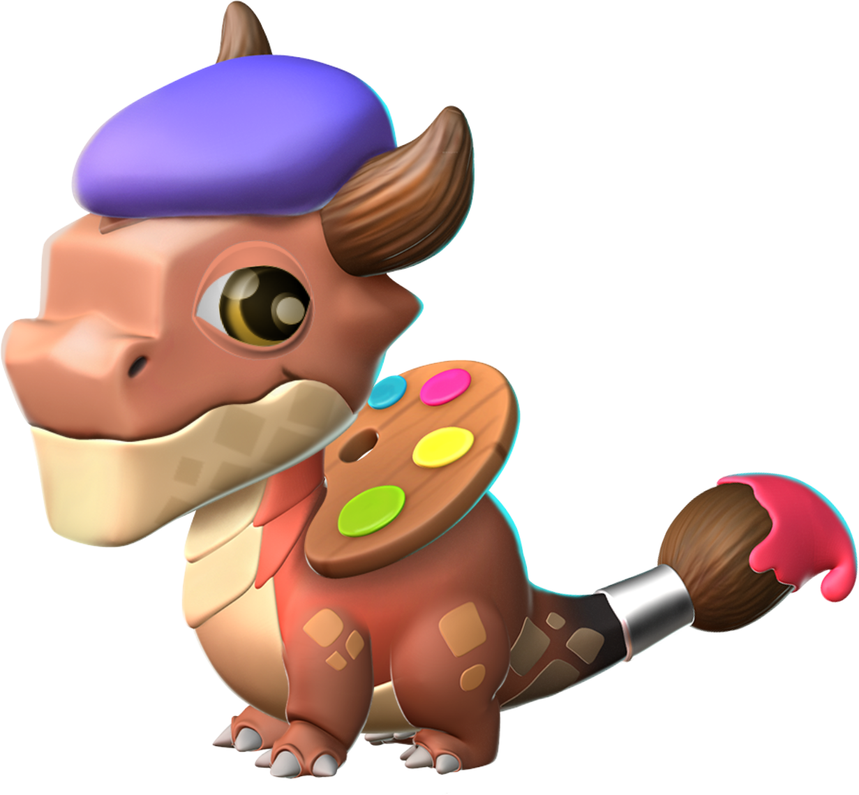 Palette Dragon Baby - Dragon Mania Legends Dragon De Paleta (1231x1139), Png Download