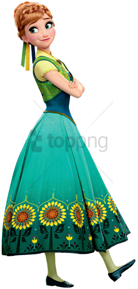 Free Png Download Frozen Fever Anna Png Images Background - Anna Frozen (480x1002), Png Download