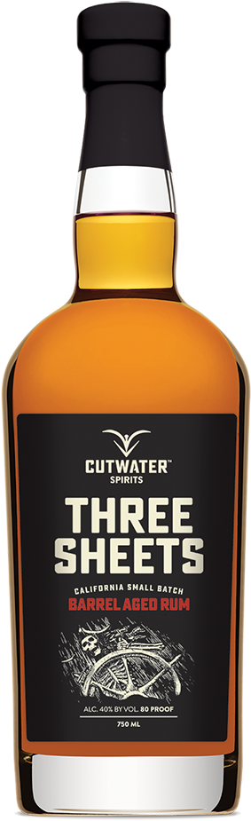 Three Sheets Barrel Aged Rum - Cutwater Three Sheets Rum (360x958), Png Download