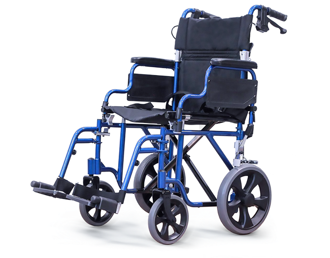 Deluxe Cgt Transport Chair - Motorized Wheelchair (758x524), Png Download