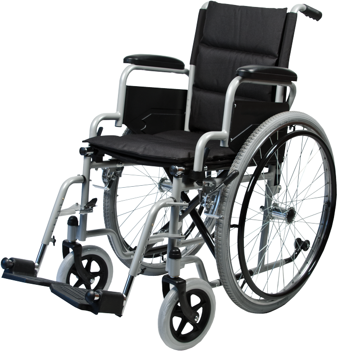 These Chairs Are Heavier, Basic Manual Wheelchairs - Hemi Height Wheelchair Vs Standard (715x797), Png Download